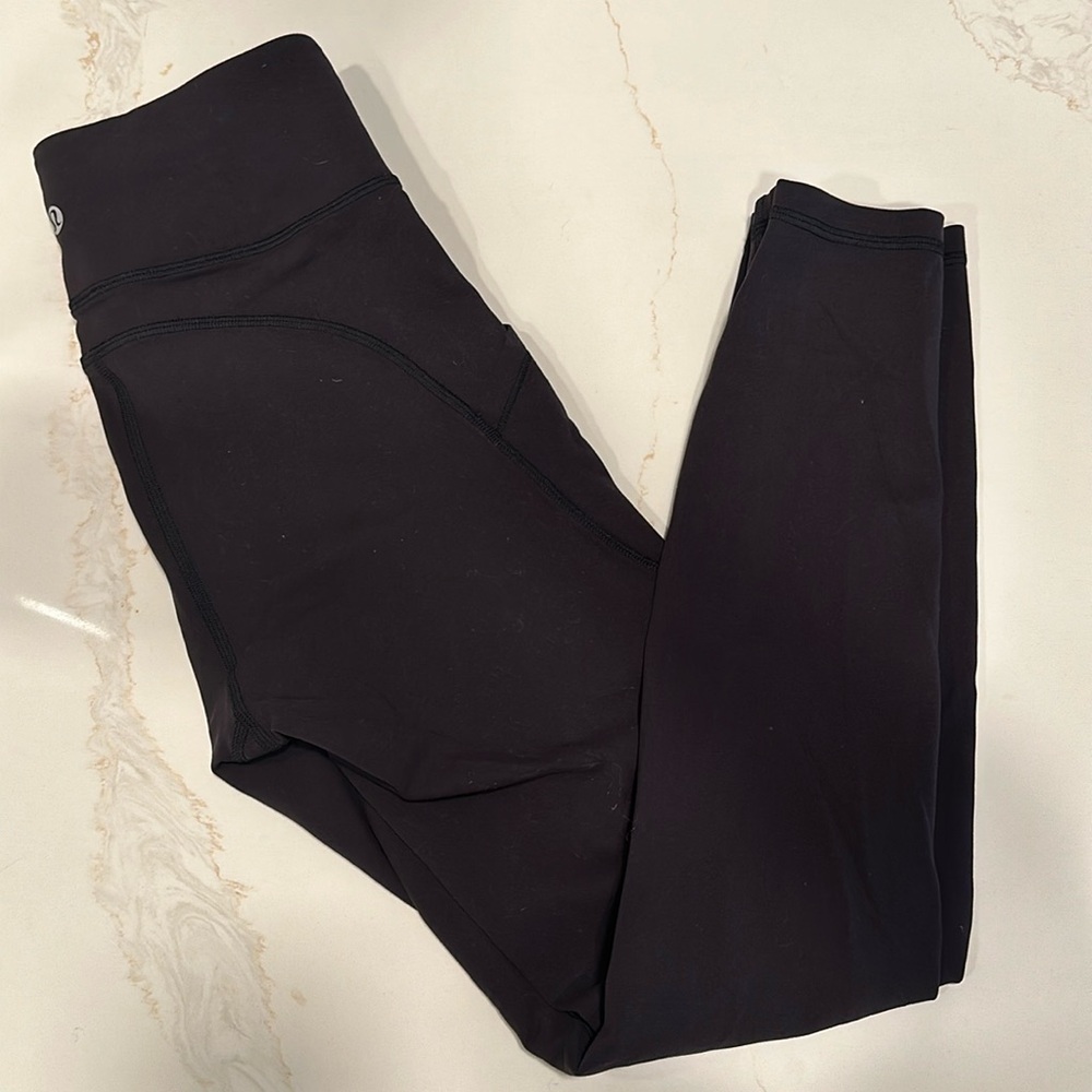 Lululemon Black Pocket Yoga Leggings
